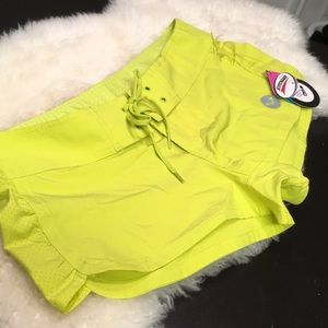 Roxy boardshorts swim shorts Neon Green NWT sz 9